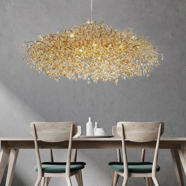 New Modern Light Luxury Branch Crystal Chandelier for Dining /Living Room-Chandeliers-Arialamps