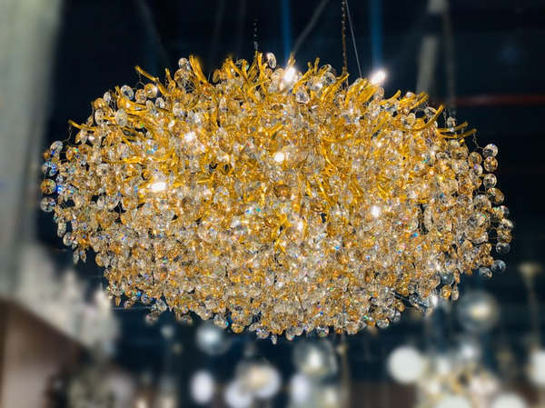 New Modern Light Luxury Branch Crystal Chandelier for Dining /Living Room-Chandeliers-Arialamps