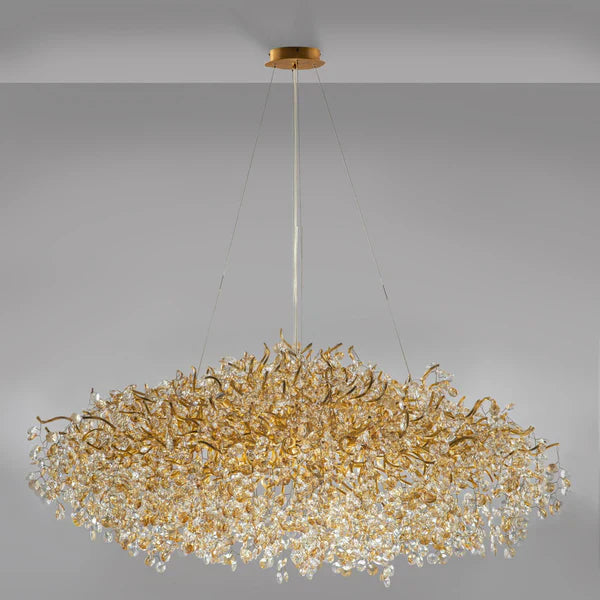 New Modern Light Luxury Branch Crystal Chandelier for Dining /Living Room-Chandeliers-Arialamps