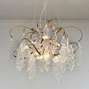 Niagara Round Chandelier-chandeliers for dining room,chandeliers for stairways,chandeliers for foyer,chandeliers for bedrooms,chandeliers for kitchen,chandeliers for living room-Arialamps