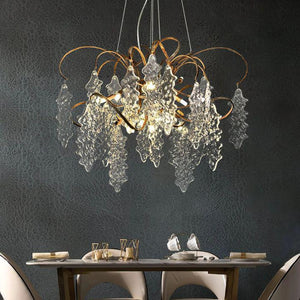 Niagara Round Chandelier-chandeliers for dining room,chandeliers for stairways,chandeliers for foyer,chandeliers for bedrooms,chandeliers for kitchen,chandeliers for living room-Arialamps