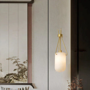 Nina Modern Alabaster Pendant Light, Alabaster Pendant Lamp Besides Bed Pendant Light Kevin Studio Inc A