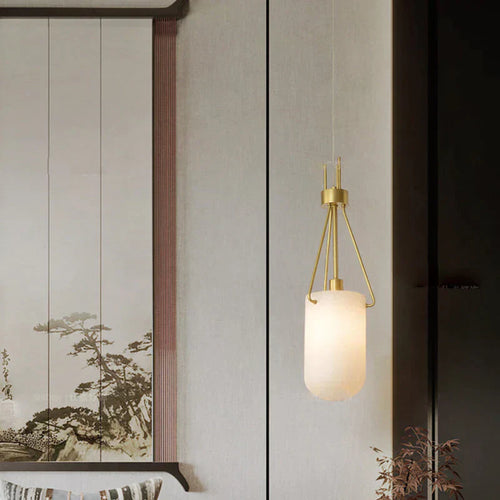 Nina Modern Alabaster Pendant Light, Alabaster Pendant Lamp Besides Bed Pendant Light Kevin Studio Inc A