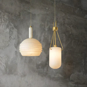 Nina Modern Alabaster Pendant Light, Alabaster Pendant Lamp Besides Bed Pendant Light Kevin Studio Inc