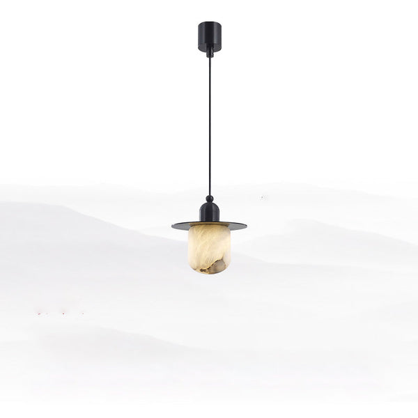 Nordic Alabaster and Brass Minimalist Pendant Light chandeliers for dining room,chandeliers for stairways,chandeliers for foyer,chandeliers for bedrooms,chandeliers for kitchen,chandeliers for living room Kevinstudiolives Style B