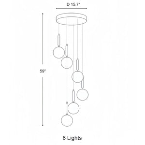 Nordic Extra Large Minimalist Long Pendant Light for High Ceiling Staircase-