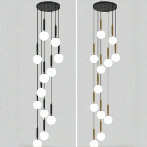 Nordic Extra Large Minimalist Long Pendant Light for High Ceiling Staircase-