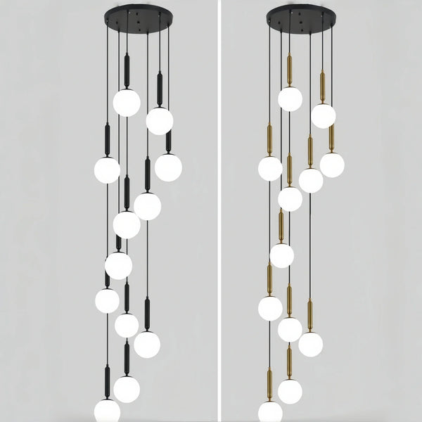 Nordic Extra Large Minimalist Long Pendant Light for High Ceiling Staircase-