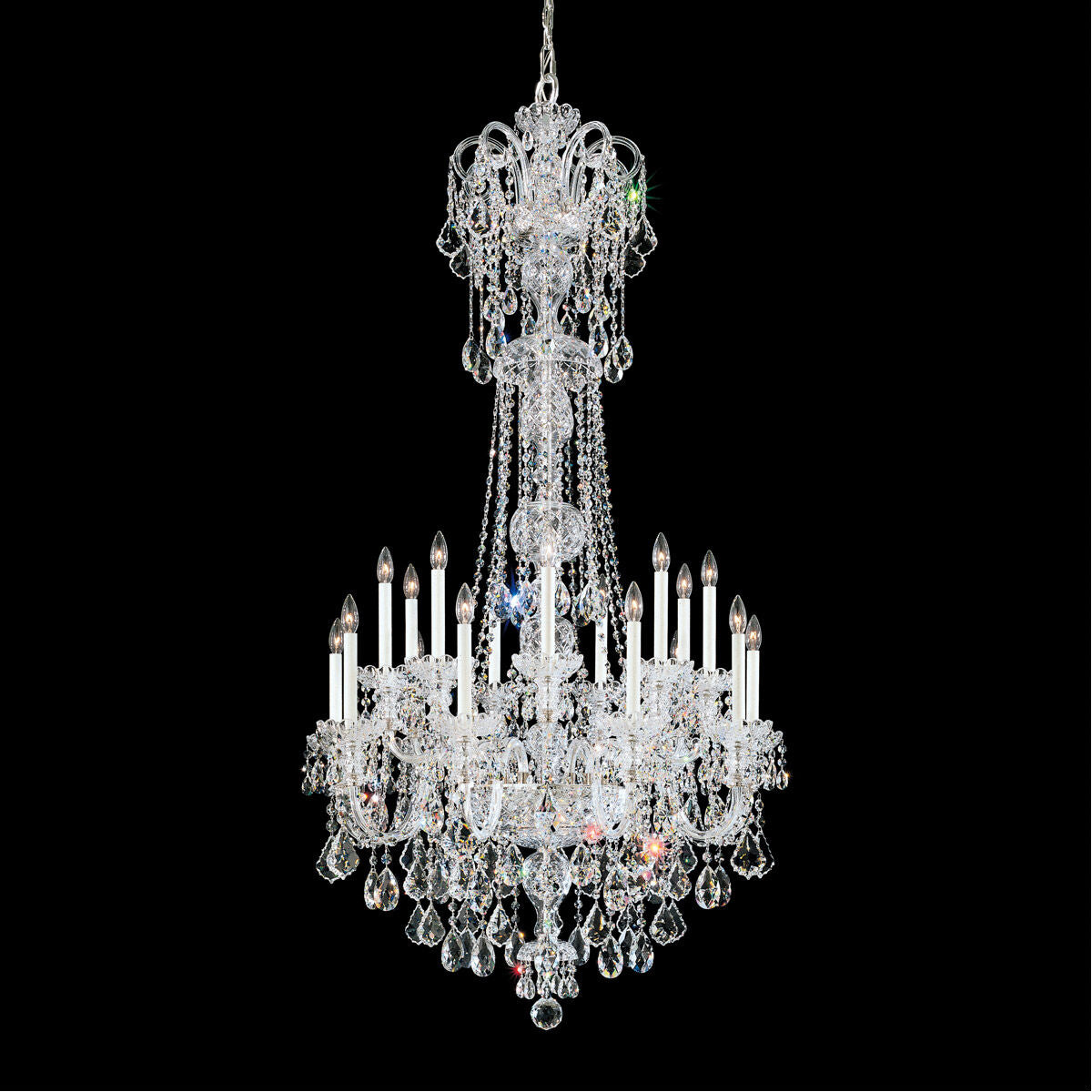 Oldie 23-light Crystal chandelier 36"