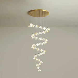 Orlani Bloom Cascade Stairs Chandelier - Arialamps