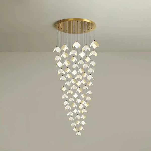 Orlani Bloom Cascade Stairs Chandelier - Arialamps