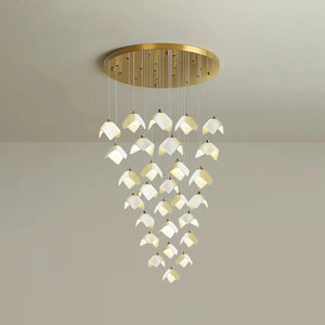 Orlani Bloom Cascade Stairs Chandelier - Arialamps