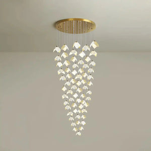 Orlani Bloom Cascade Stairs Chandelier - Arialamps