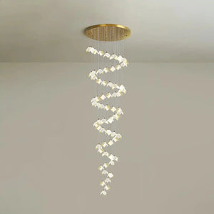 Orlani Bloom Cascade Stairs Chandelier - Arialamps
