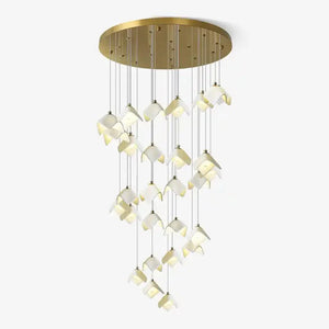 Orlani Bloom Cascade Stairs Chandelier - Arialamps