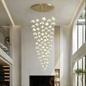 Orlani Bloom Cascade Stairs Chandelier - Arialamps