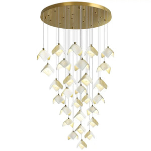 Orlani Bloom Cascade Stairs Chandelier - Arialamps