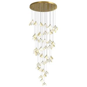 Orlani Bloom Cascade Stairs Chandelier - Arialamps