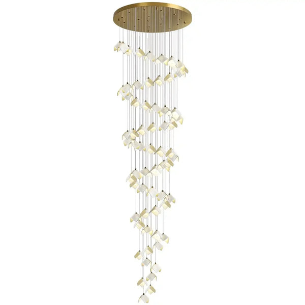 Orlani Bloom Cascade Stairs Chandelier - Arialamps
