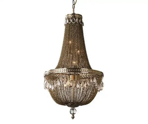 Oversize Modern Metal Art Luxury Crystal Chandelier for Duplex Hall/Staircase/Villa/Foyer - Arialamps