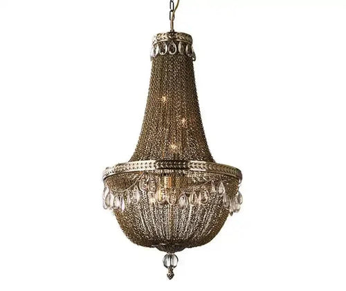 Oversize Modern Metal Art Luxury Crystal Chandelier for Duplex Hall/Staircase/Villa/Foyer - Arialamps