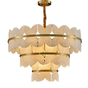 Patanga Alabaster Chandelier Light-Arialamps