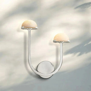Pedrea Alabaster Double Wall Sconce - Arialamps
