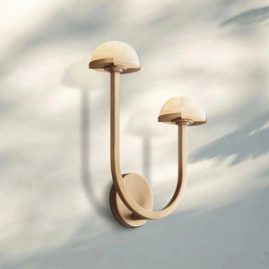 Pedrea Alabaster Double Wall Sconce - Arialamps
