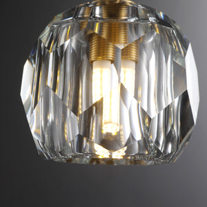 Bille De Crystal Kitchen Island Pendant Light - Arialamps