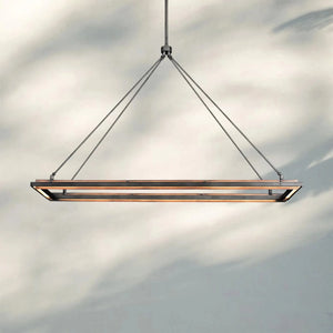 Peralte Rectangular Chandelier 48" 62“-60"-Arialamps
