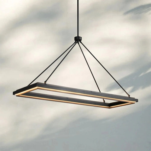 Peralte Rectangular Chandelier 48" 62“-48"-