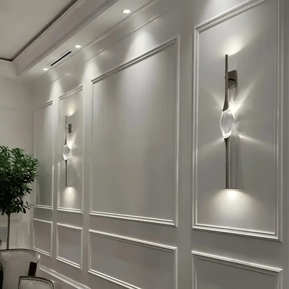 Pezzo Single Crystal Wall Sconce - Arialamps