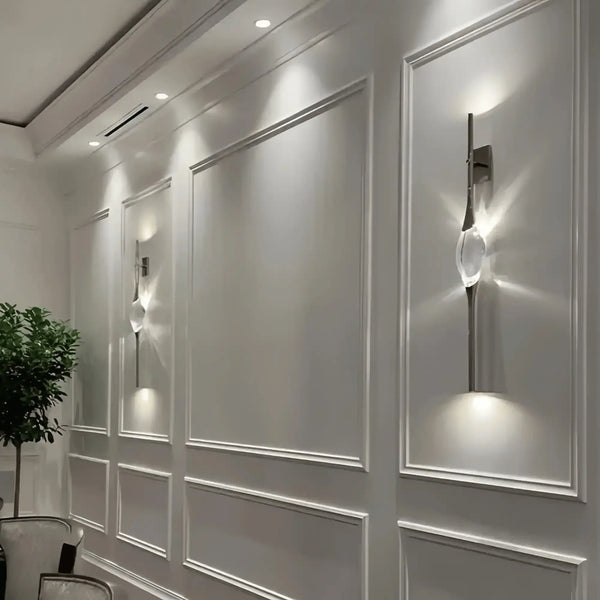 Pezzo Single Crystal Wall Sconce - Arialamps