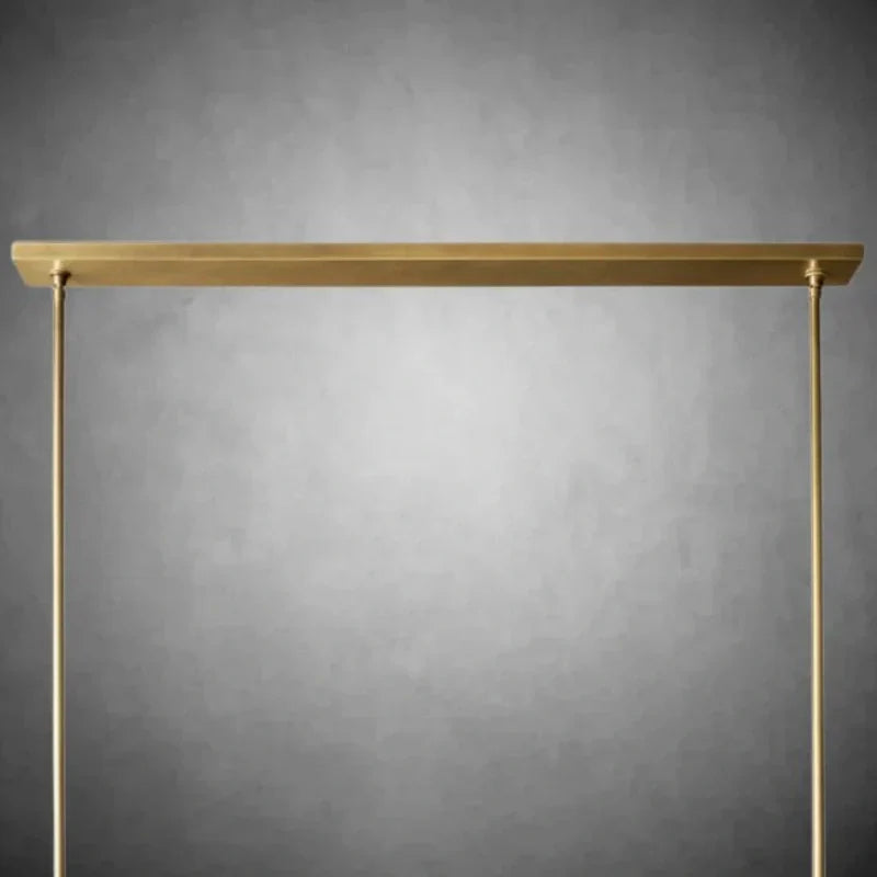 Paricia Fabric Shade Linear Chandelier 49" 60"