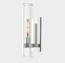 Nova Glass Wall Sconce 12"H