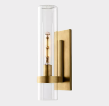 Nova Glass Wall Sconce 12"H