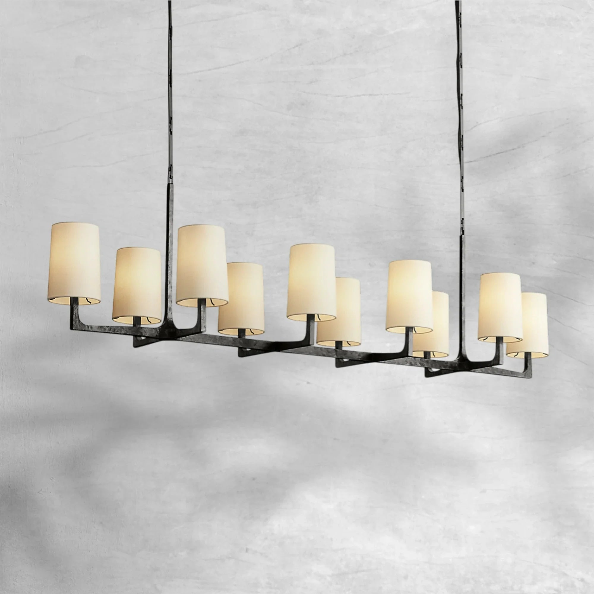 Wryte Linear Chandelier 54"L 72"L
