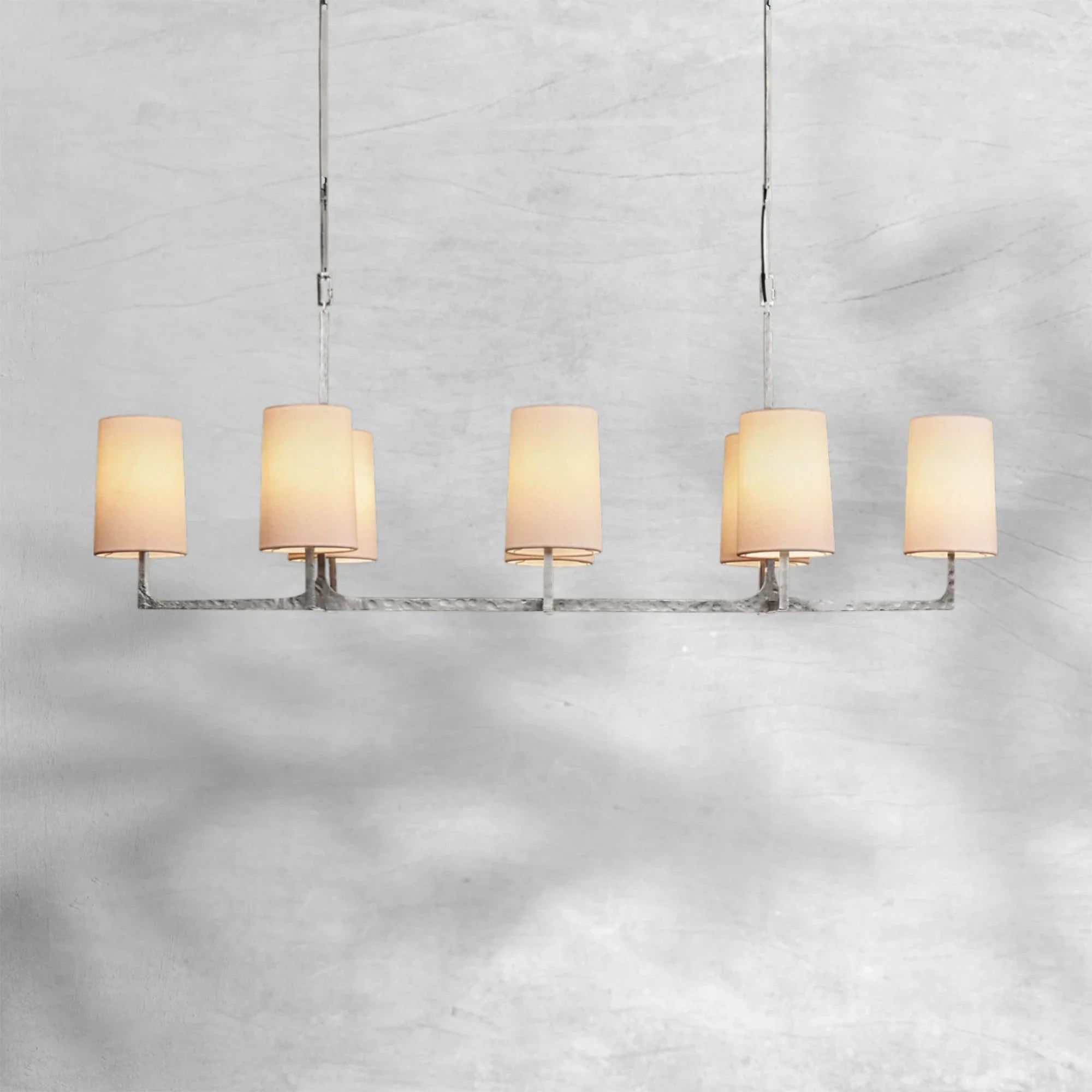 Wryte Linear Chandelier 54"L 72"L