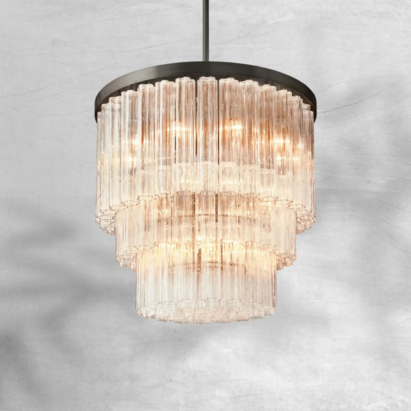 Caelo Round 3 - Tier Chandelier 36″ - Arialamps