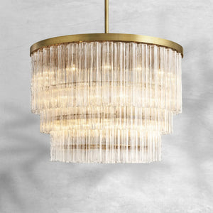 Caelo Round 3 - Tier Chandelier 48″ - Arialamps