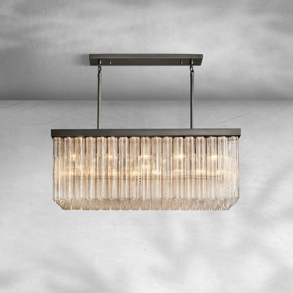 Caelo Linear Chandelier 54"/72” - Arialamps