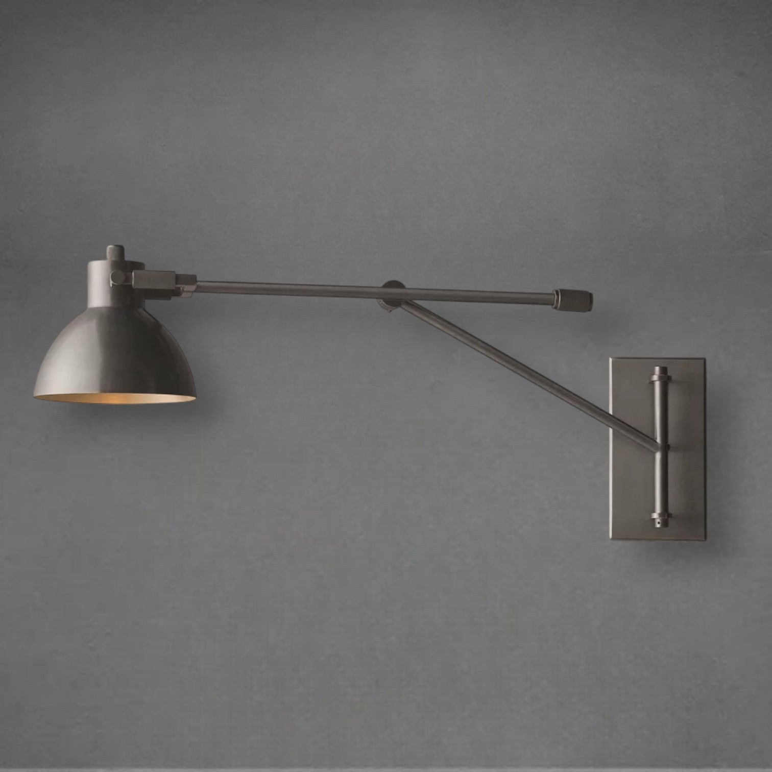 Machine Swing-arm Task Sconce