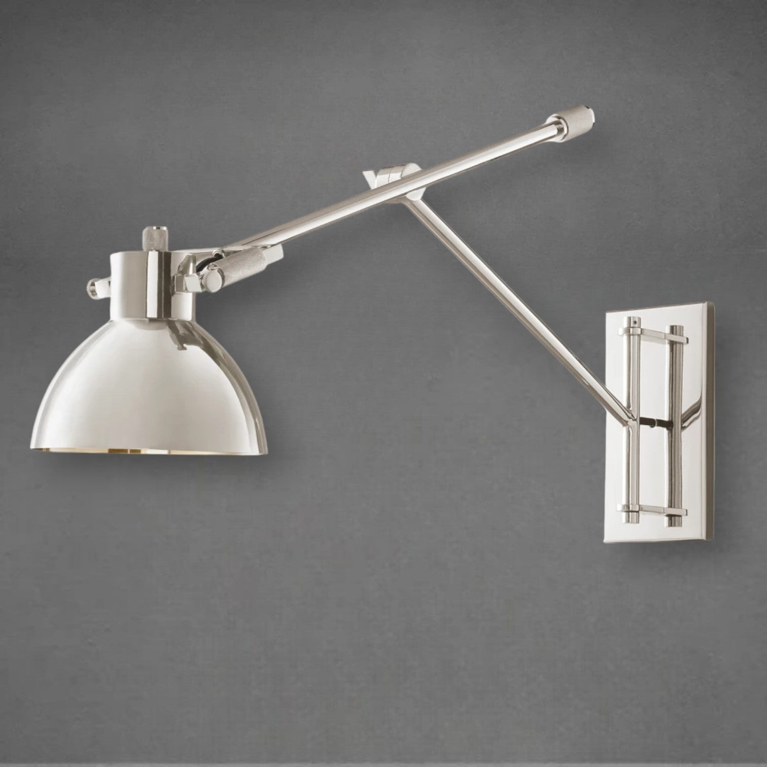 Machine Swing-arm Task Sconce