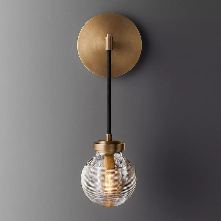 Pearl Glass Wall Sconce 15“