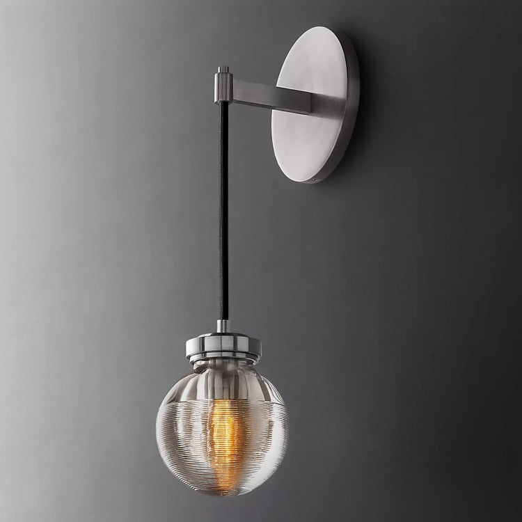 Pearl Glass Wall Sconce 15“