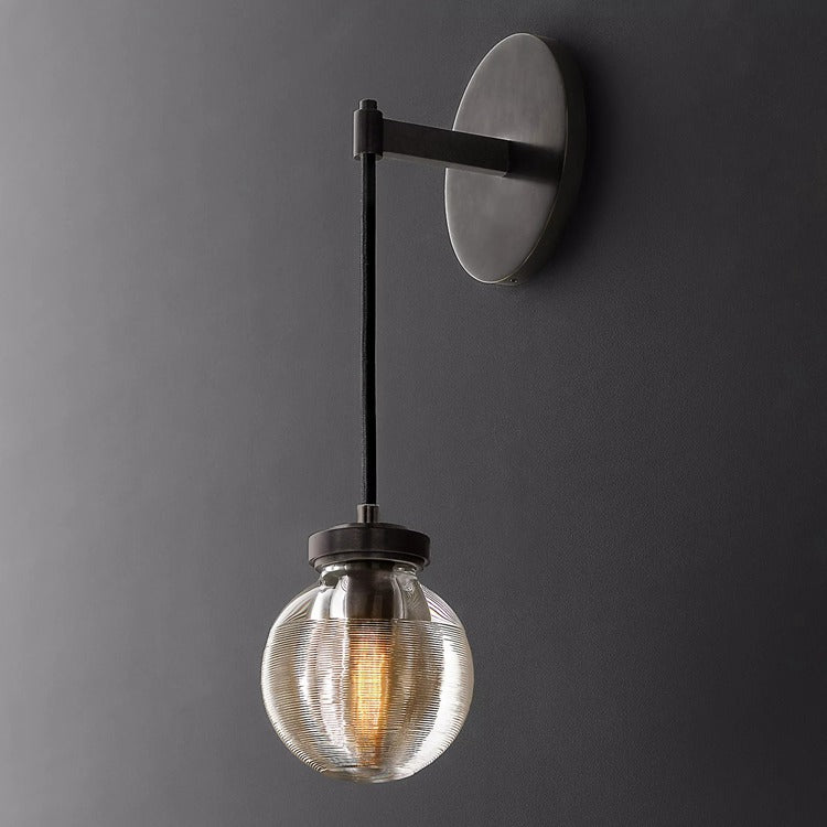 Pearl Glass Wall Sconce 15“