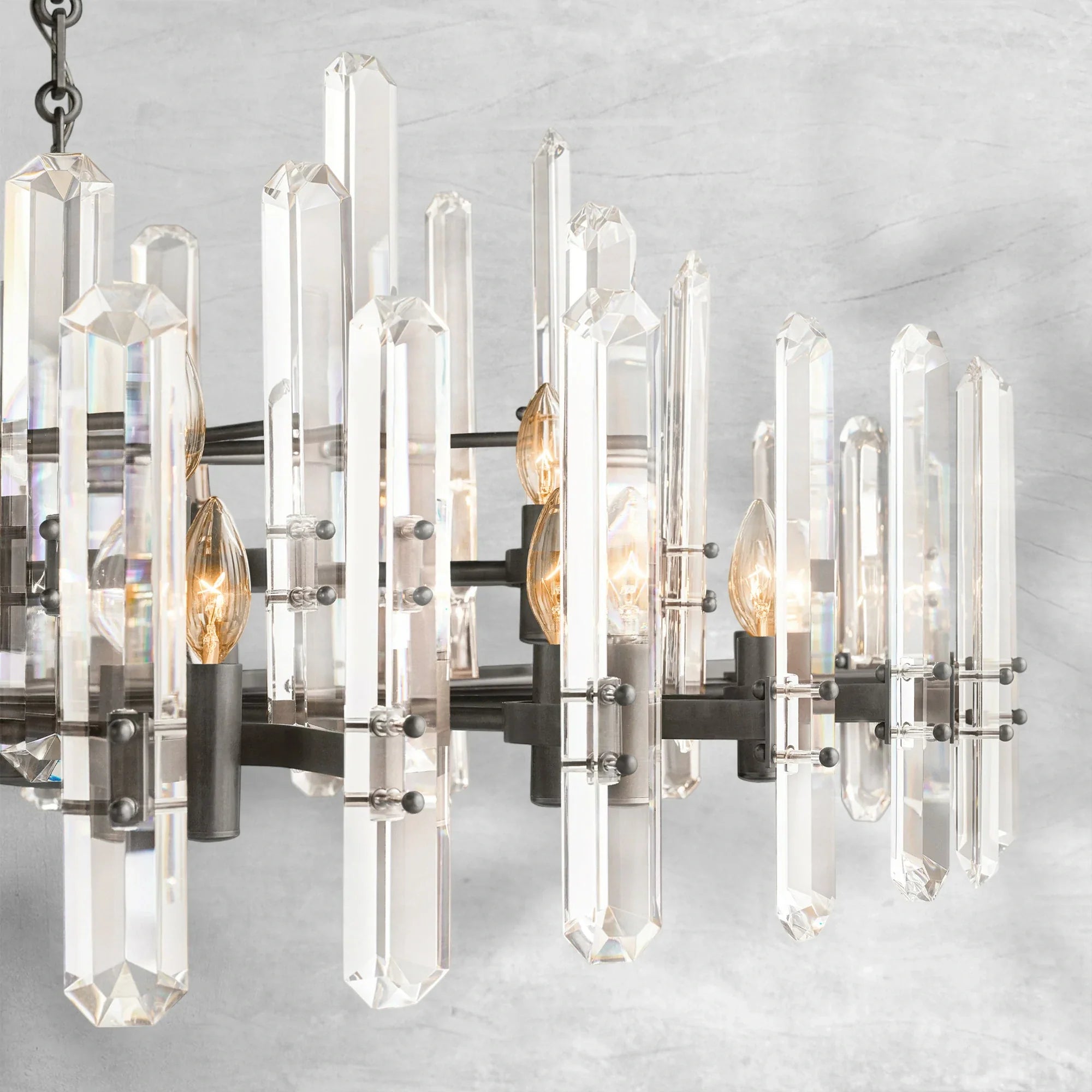 Bonington Rectangular chandelier 54” 72"