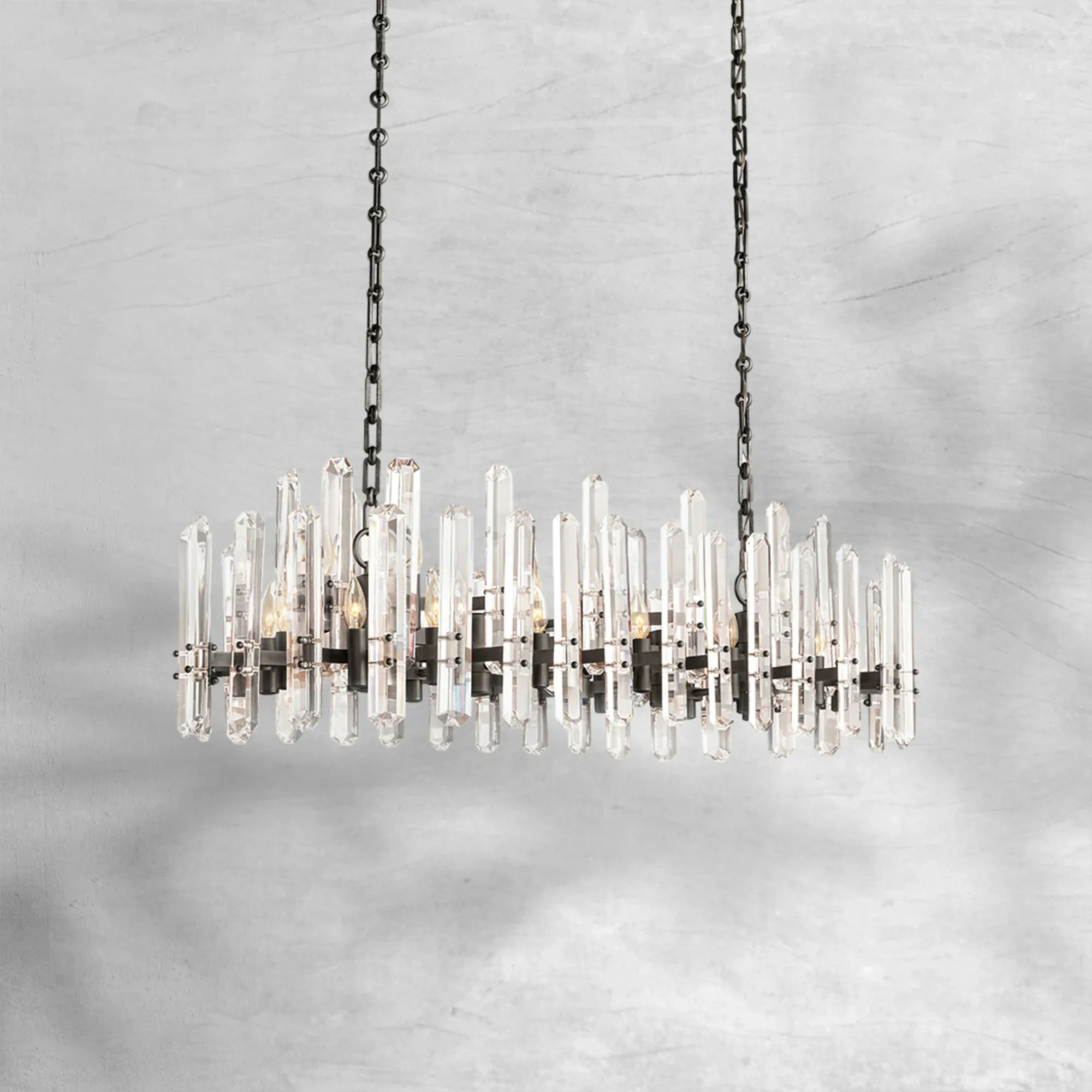 Bonington Rectangular chandelier 54” 72"