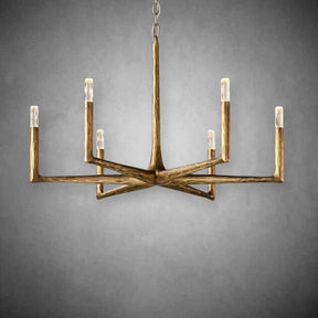 Thod  Round Chandelier 36'', Upscale Lighting Fixtures