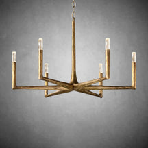 Thod  Round Chandelier 36'', Upscale Lighting Fixtures